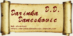 Darinka Danesković vizit kartica